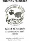 Audition musicale