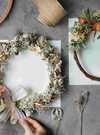 7.Couronne fleurs sechées