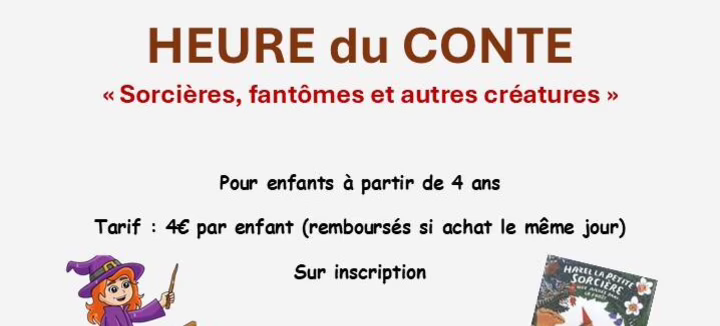 Heure du Conte "Halloween" - Le P'tit Monde de Zabelle