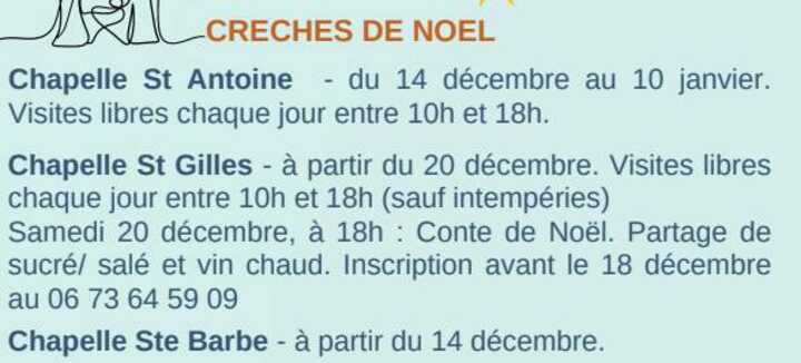 Crèche à l'Abbaye St Michel de Kergonan