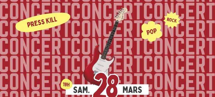 Concert par Press Kill - Tchou Tchou Quiberon