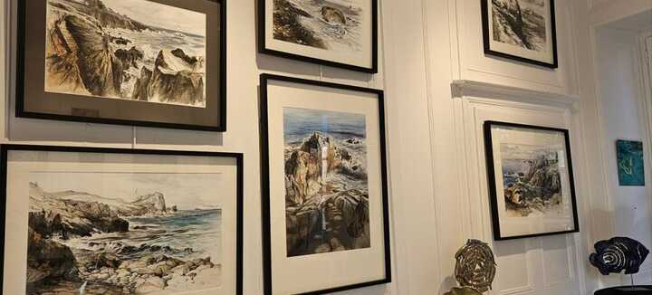 Exposition de peintures de Jeanne Guilloux et Maude Grolleau