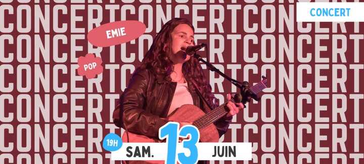 Concert par Émie musique (pop) - Tchou Tchou Quiberon
