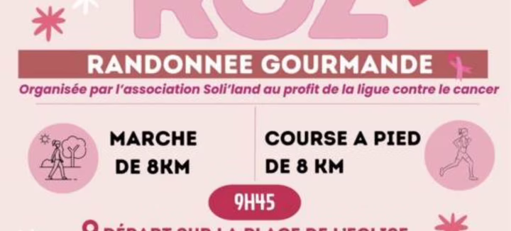 Land'en roz: Rando gourmande, marche et course solidaire