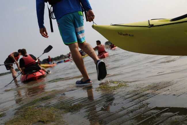 Chemins detournes - kayak - St Helene
