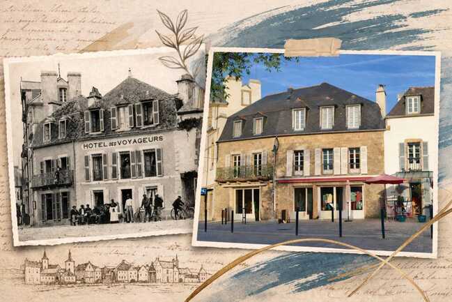 hôtel des voyageurs Carnac avant après 