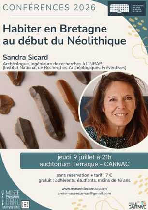conférence habiter en bretagne au néolithique