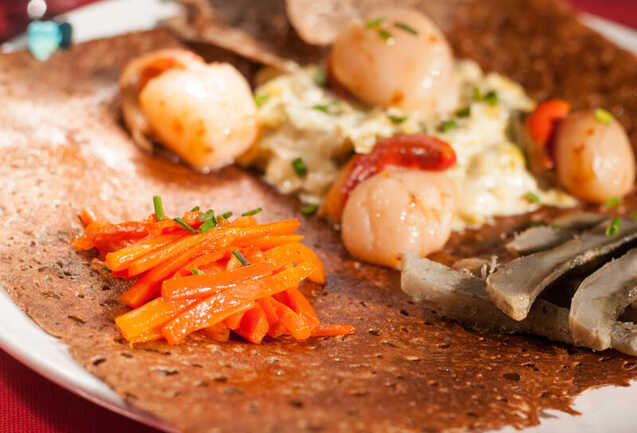 galette aux saint-jacques