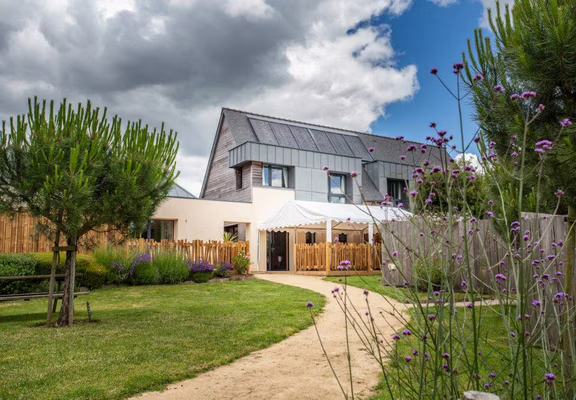 Vue du gîte coté jardin