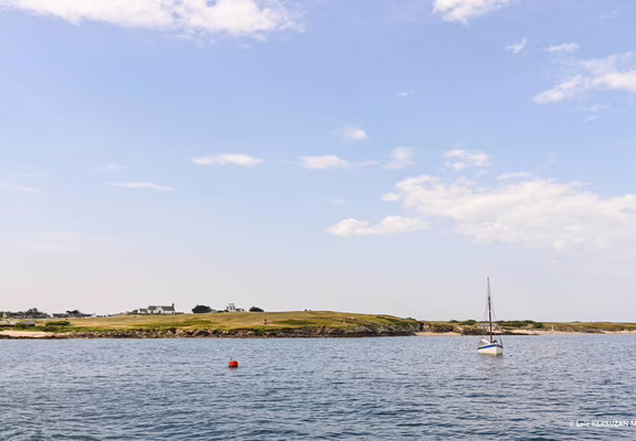 Quiberon_BreizhGo Océane_Ile d'Hoedic depuis le navire